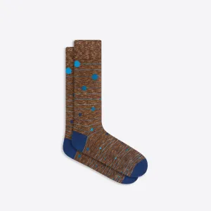 Stripe and Dot Mid-Calf Socks