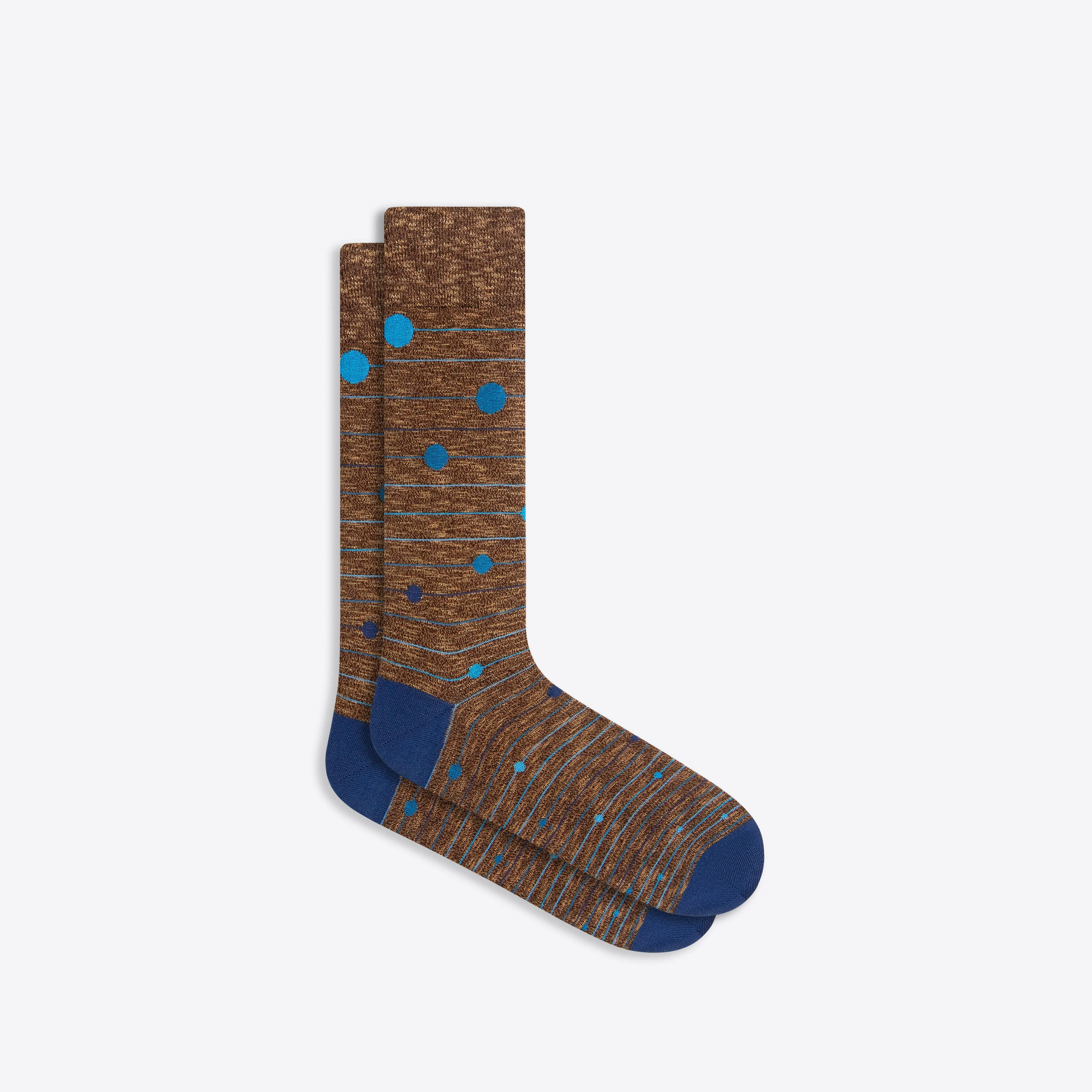 Stripe and Dot Mid-Calf Socks