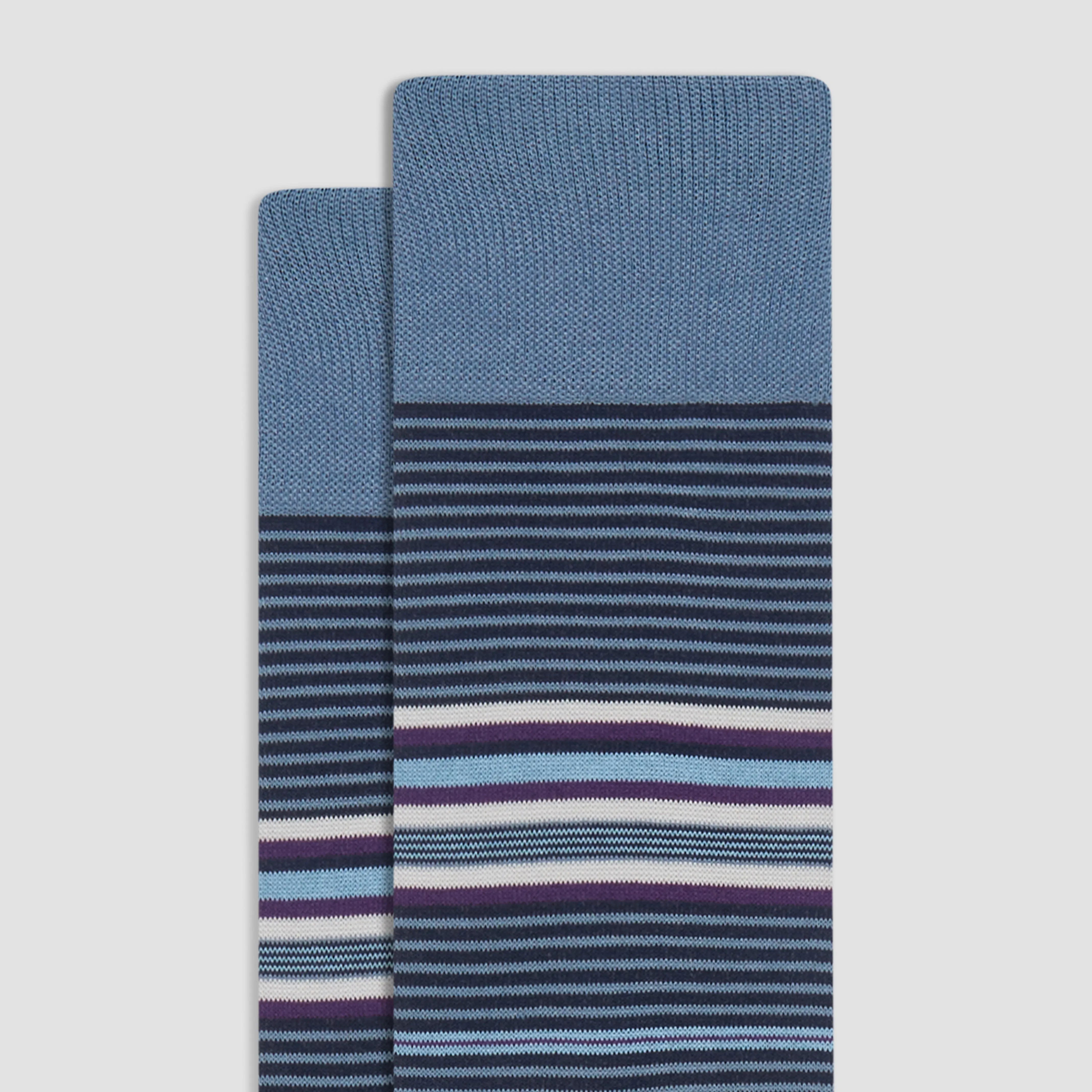 Striped Mid-Calf Socks