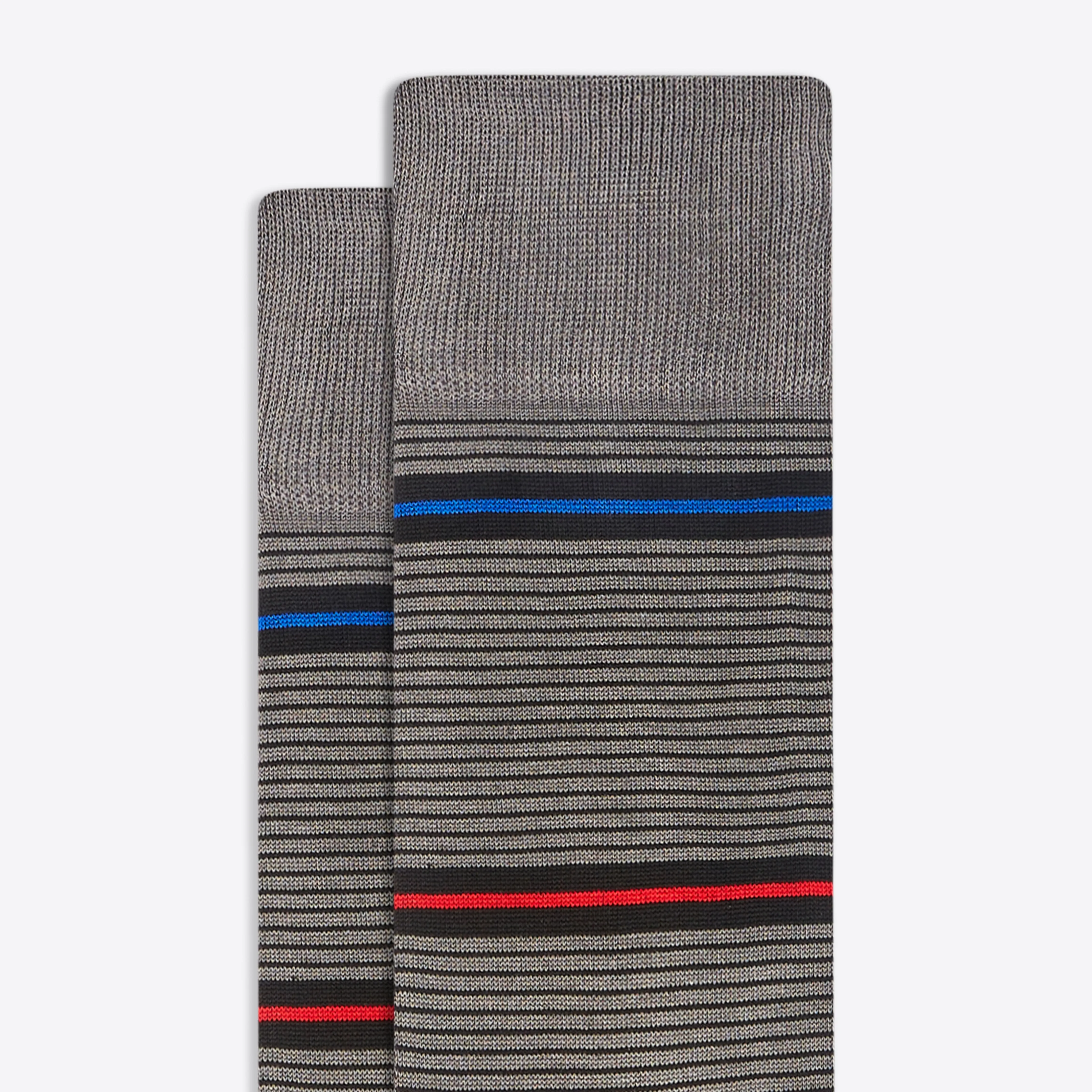 Striped Mid-Calf Socks