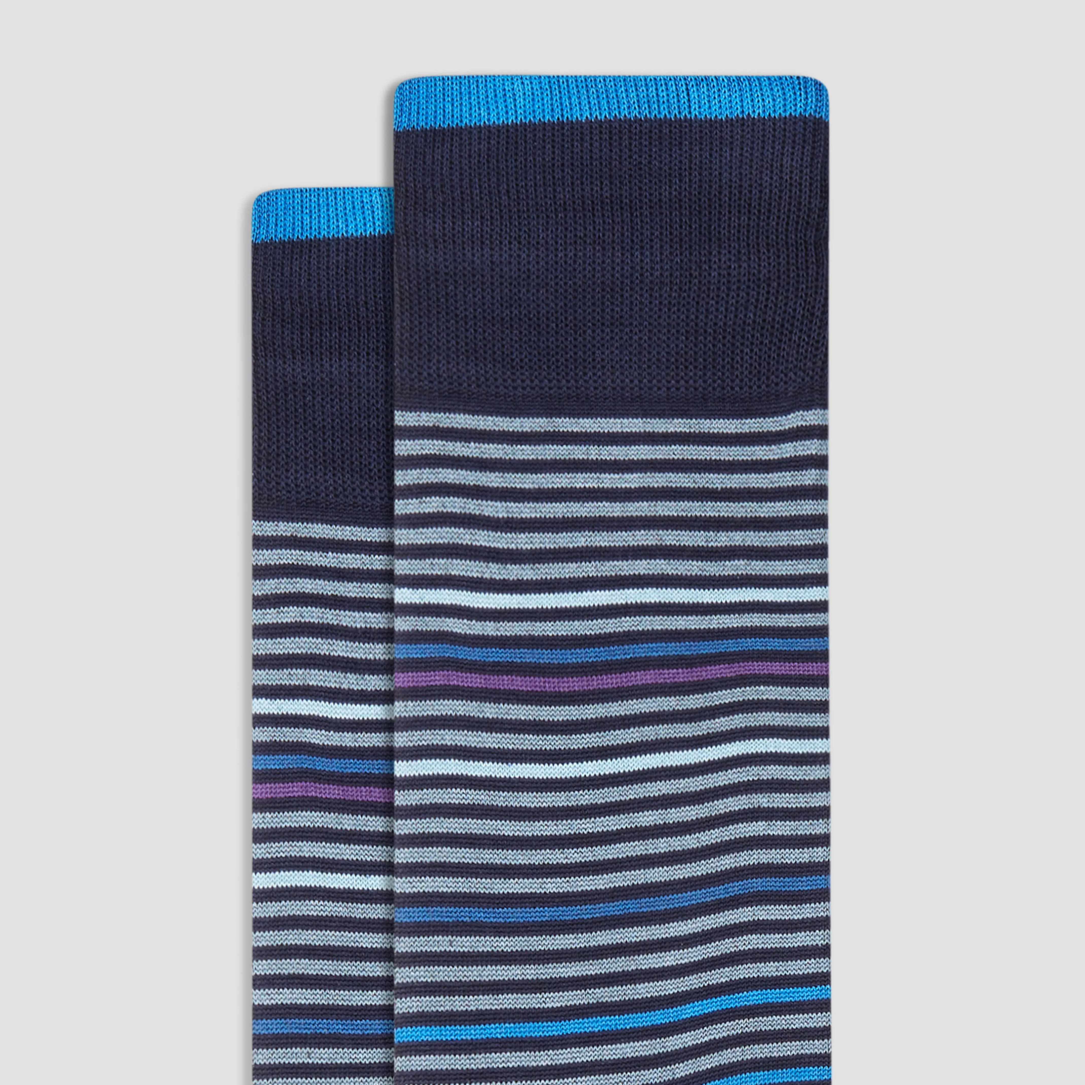 Striped Mid-Calf Socks