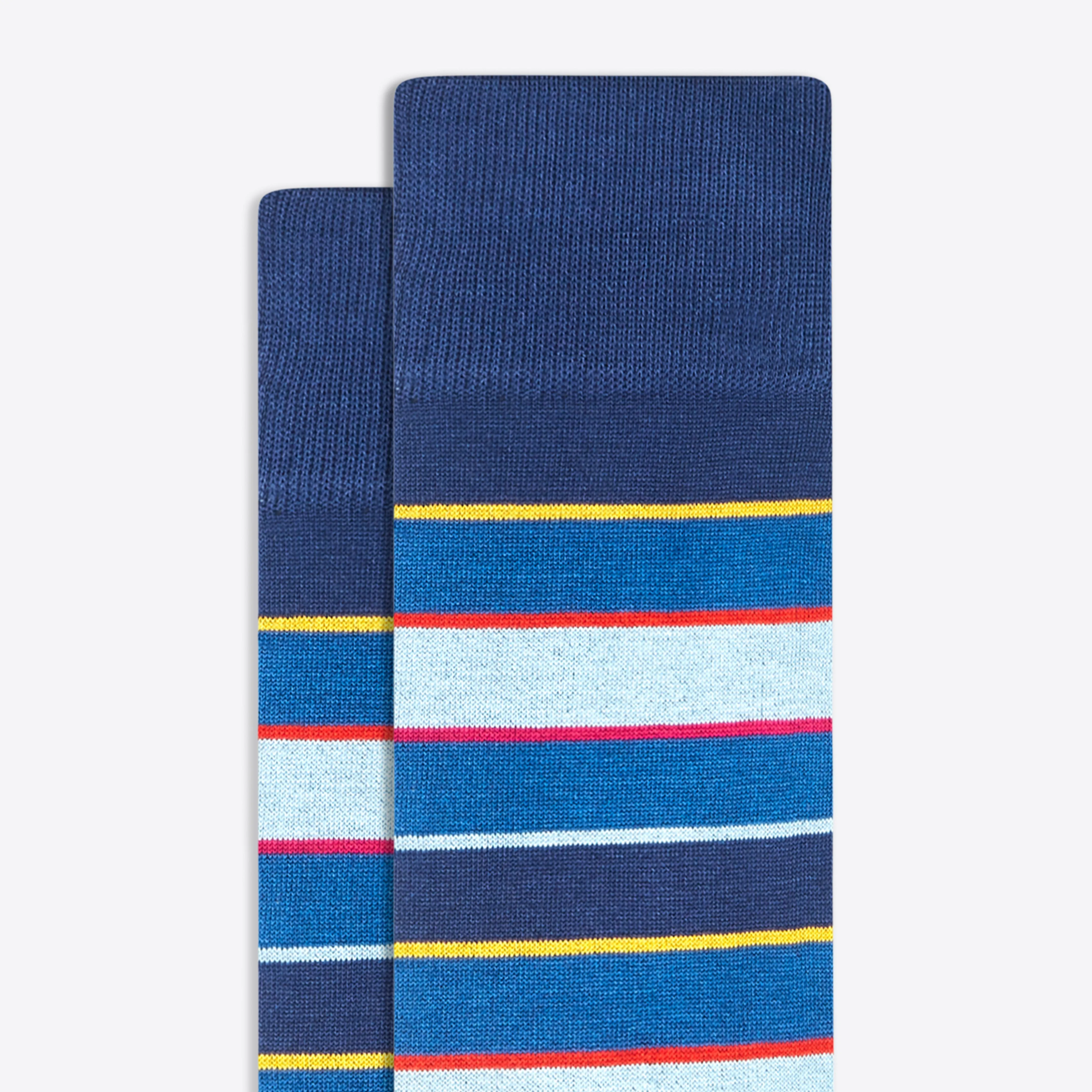 Striped Mid-Calf Socks