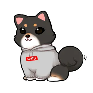 Subtle Box Logo Hoodie Sticker