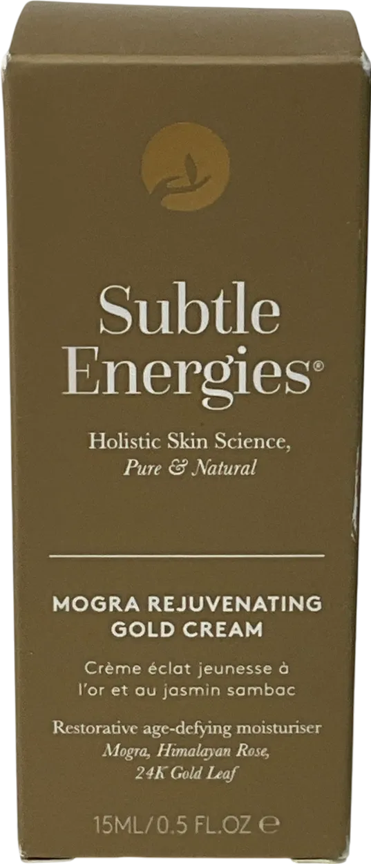 subtle energies Mogra Rejuvenating Gold Cream 15ml