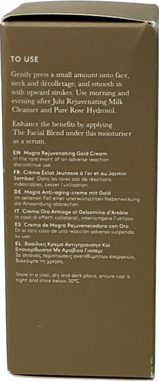 subtle energies Mogra Rejuvenating Gold Cream 15ml