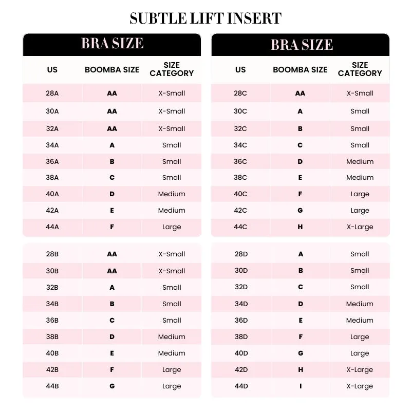 Subtle Lift Inserts