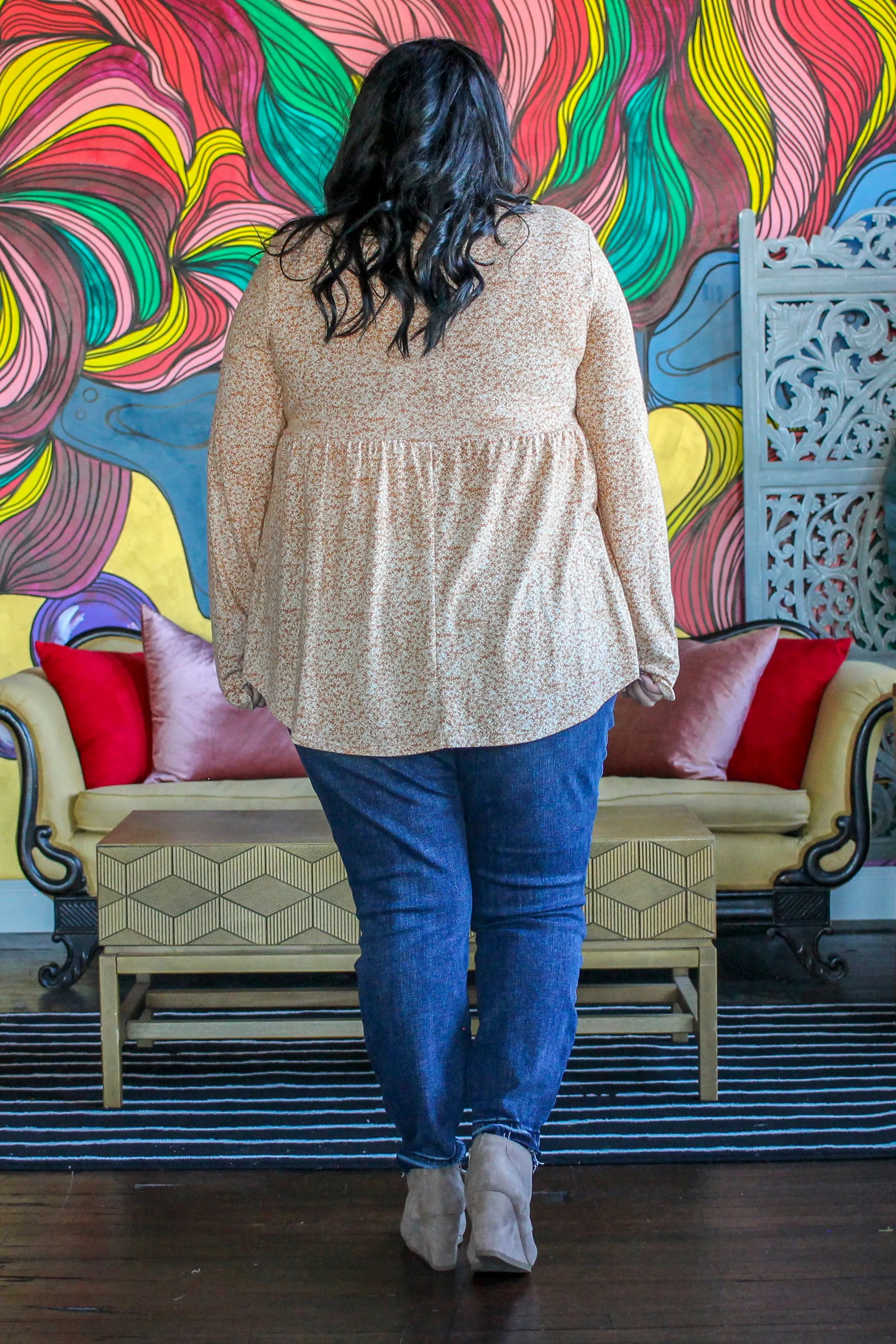 Subtle Sunshine Babydoll Top