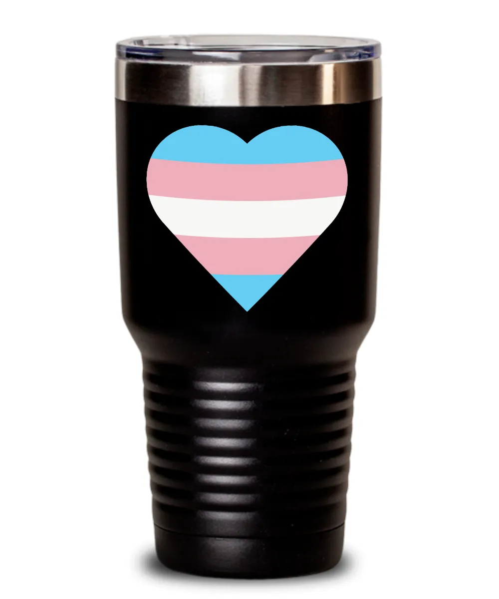 Subtle Trans Pride, Transgender Mug, Trans Mug, Trans Tumbler, LGBTQ Mug, Trans Gifts, Trans Flag, Trans Ally, Coffee Cup