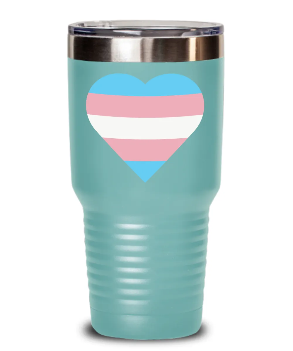 Subtle Trans Pride, Transgender Mug, Trans Mug, Trans Tumbler, LGBTQ Mug, Trans Gifts, Trans Flag, Trans Ally, Coffee Cup