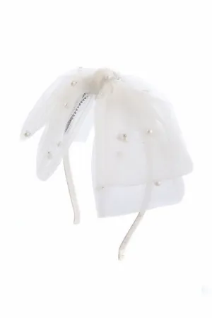 Summer Snow Headband - White
