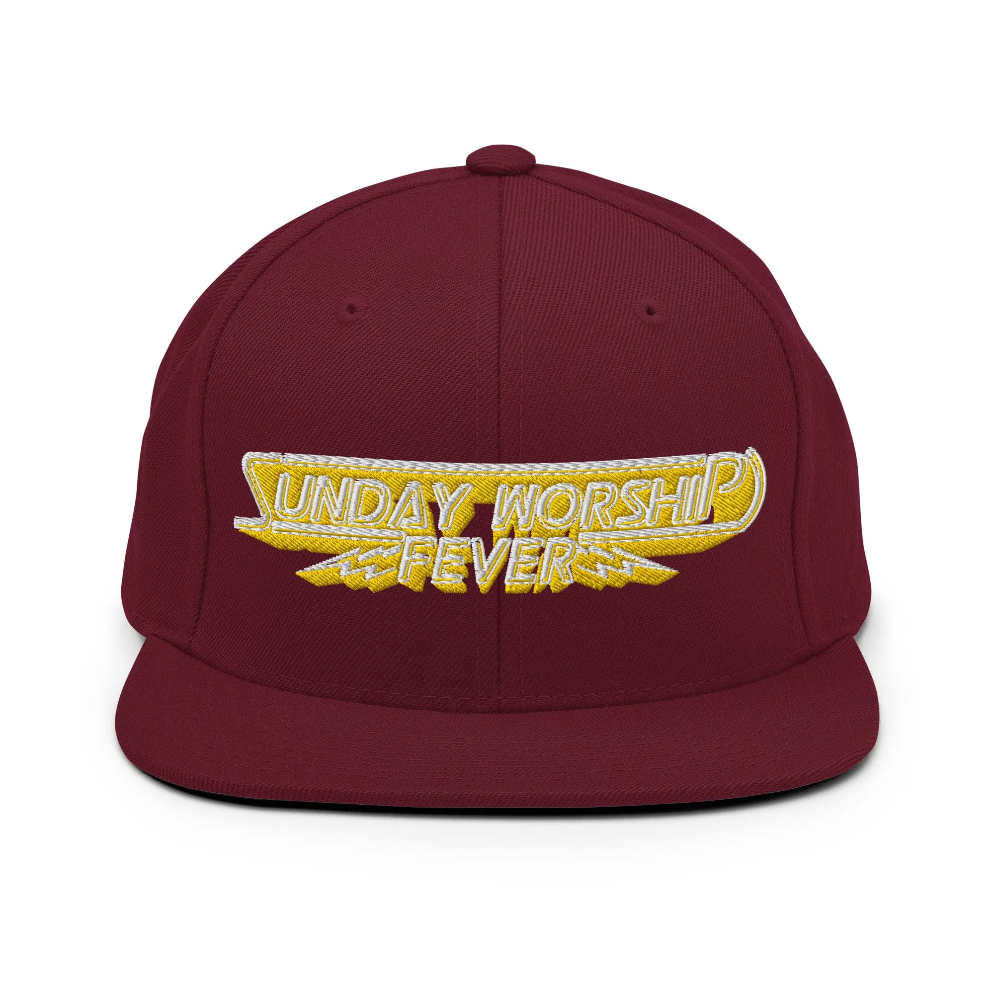 Sunday Worship Fever Snapback Hat