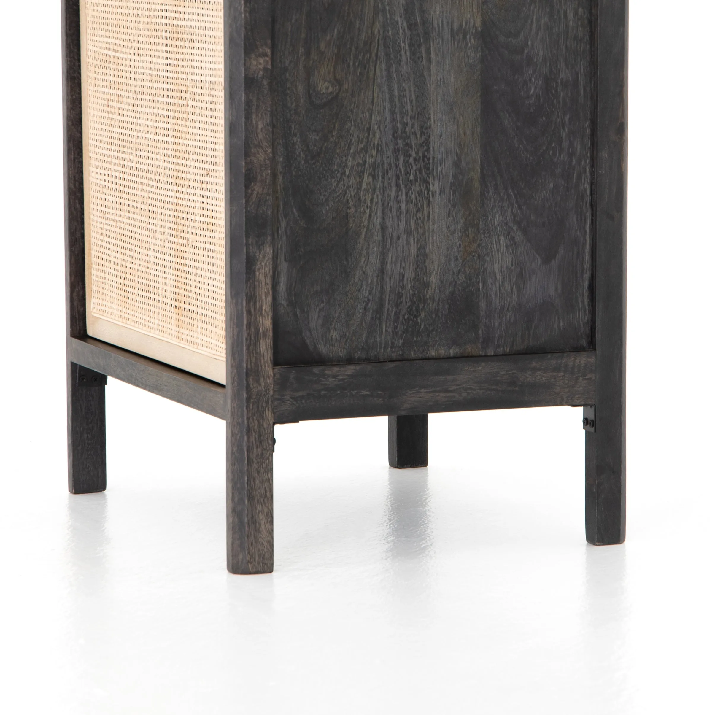 Sydney Nightstand-Black Wash