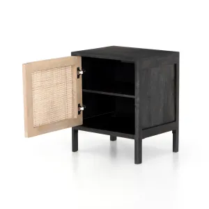 Sydney Nightstand-Black Wash