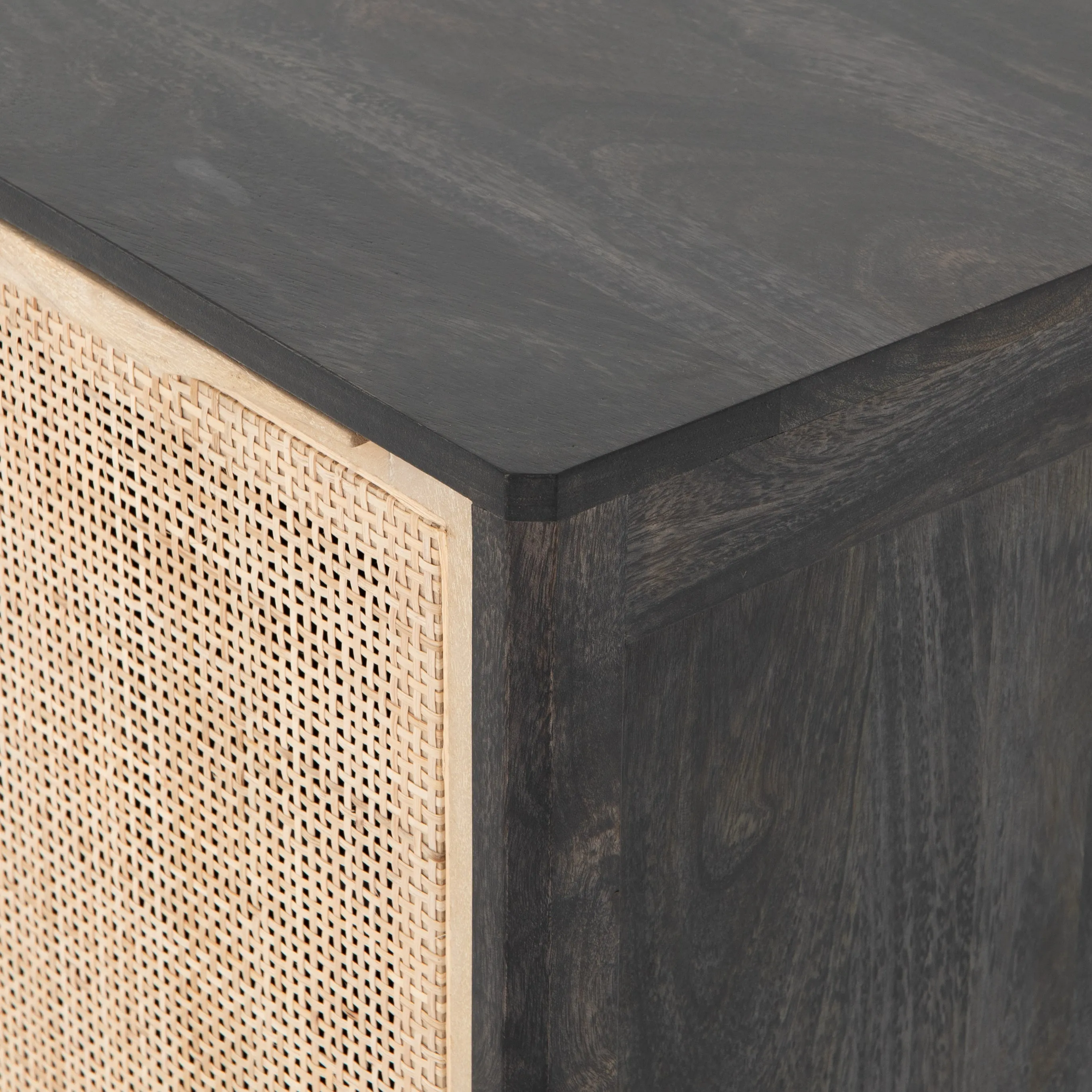 Sydney Nightstand-Black Wash