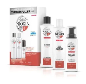System 3 Colored Hair Thicker Fuller Light Tuning Treatment 3 Products - Nioxin