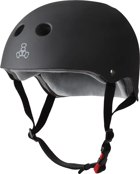 T8 | Certified Sweat Saver Helmet | Rubber Black