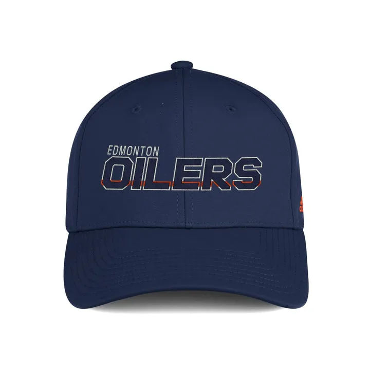 Team Bar Graphic Stretch Cap - Edmonton Oilers