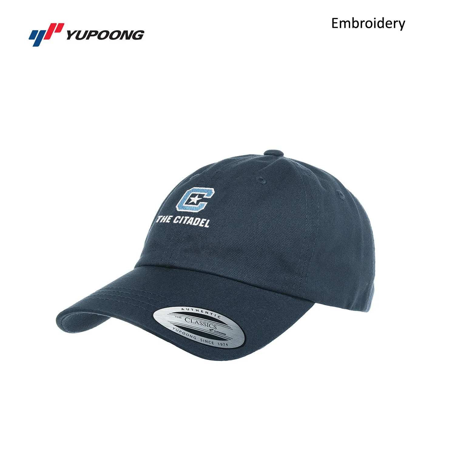 The Citadel, C Star, Yupoong Adult Low-Profile Cotton Twill Dad Cap
