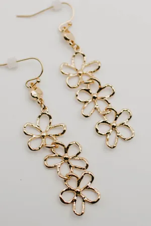 The Lucca Linked Flower Earring