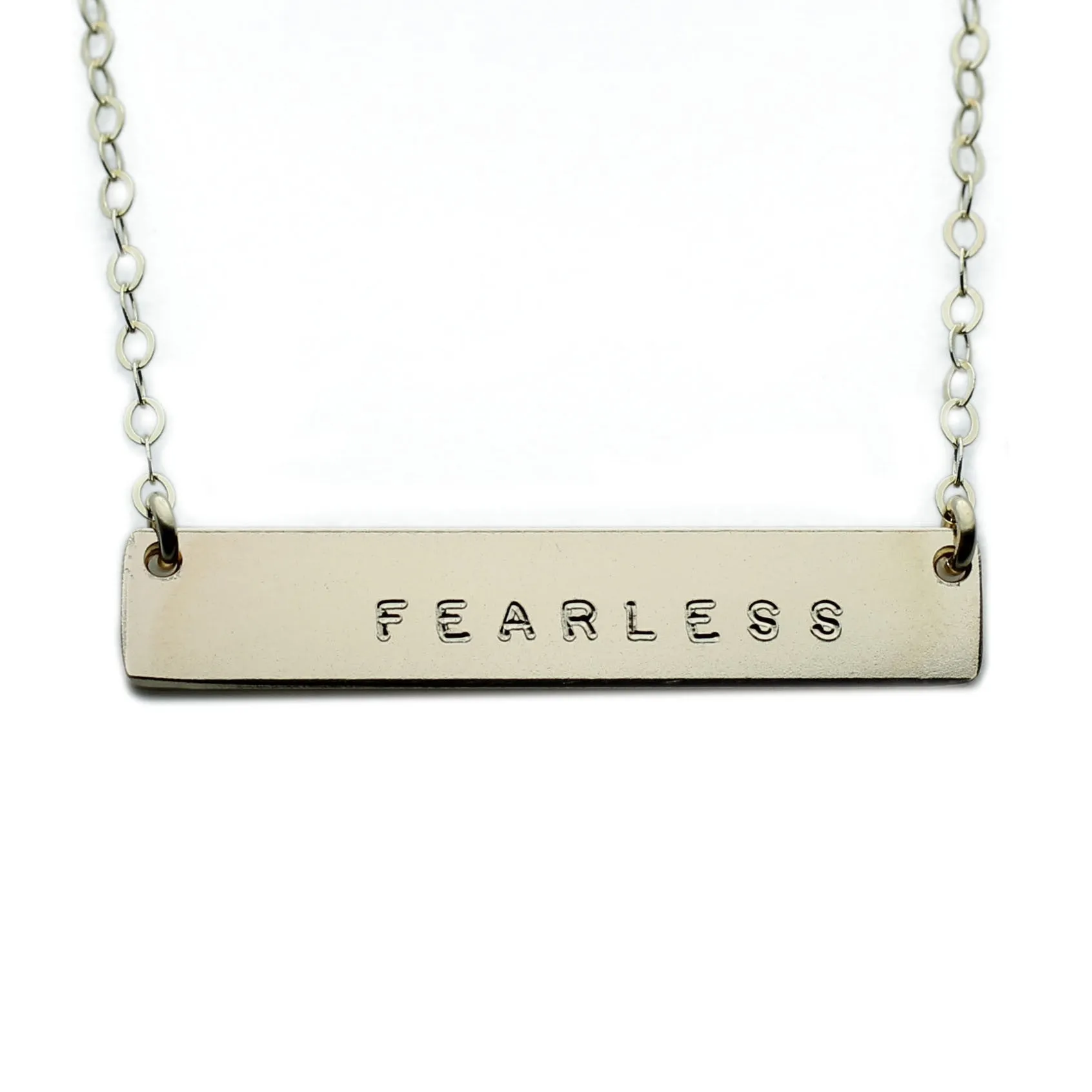 The Name Plate Necklace Fearless