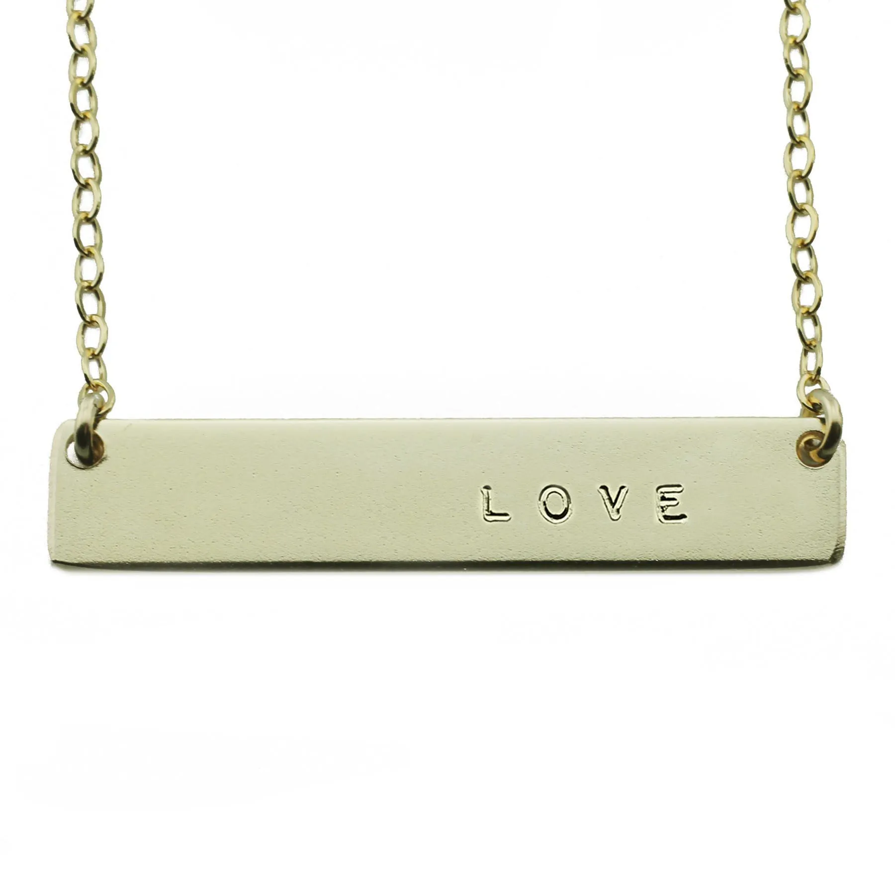 The Name Plate Necklace Love