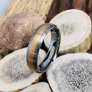 The Snazzy | Rose Gold Wedding Band for Men