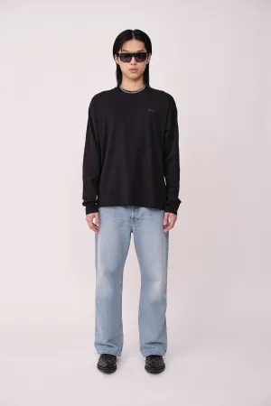 The Staff Tee LS Embroidery M - Black
