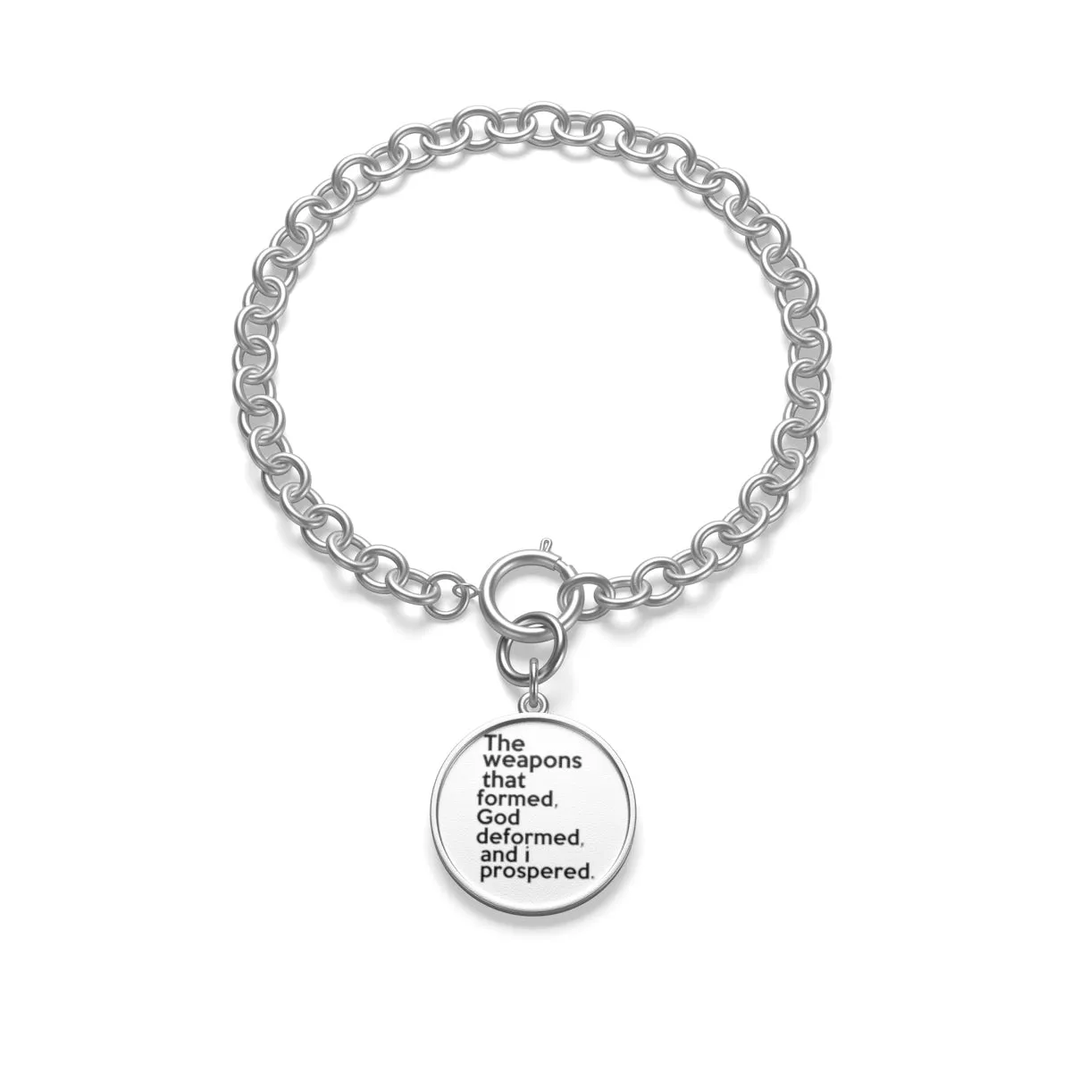 The Weapons That Formed ...sacred reminder Chunky Chain Bracelet