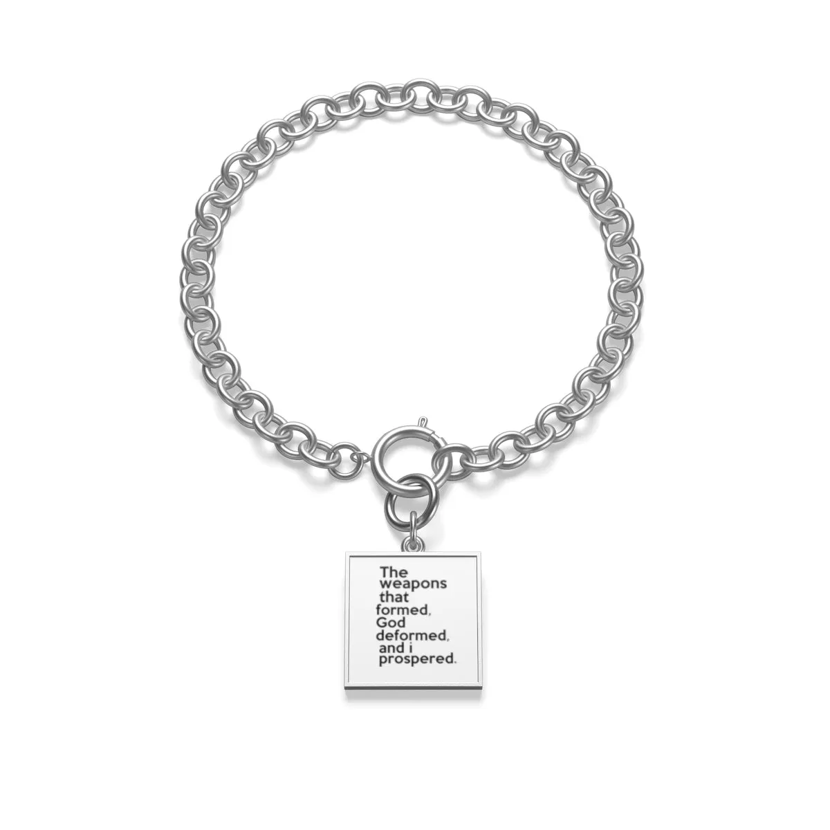 The Weapons That Formed ...sacred reminder Chunky Chain Bracelet