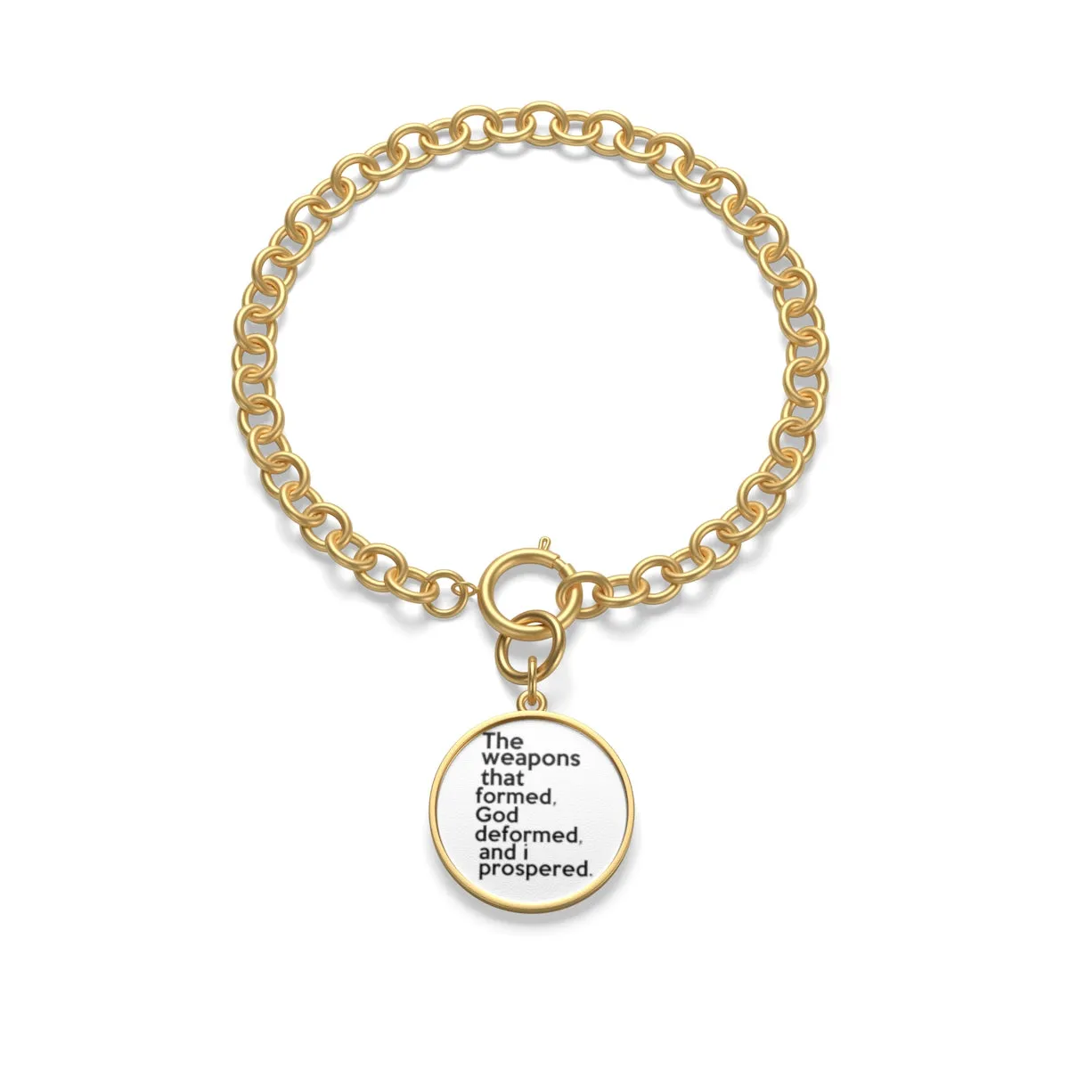 The Weapons That Formed ...sacred reminder Chunky Chain Bracelet