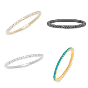 Thin Band Stackable Ring