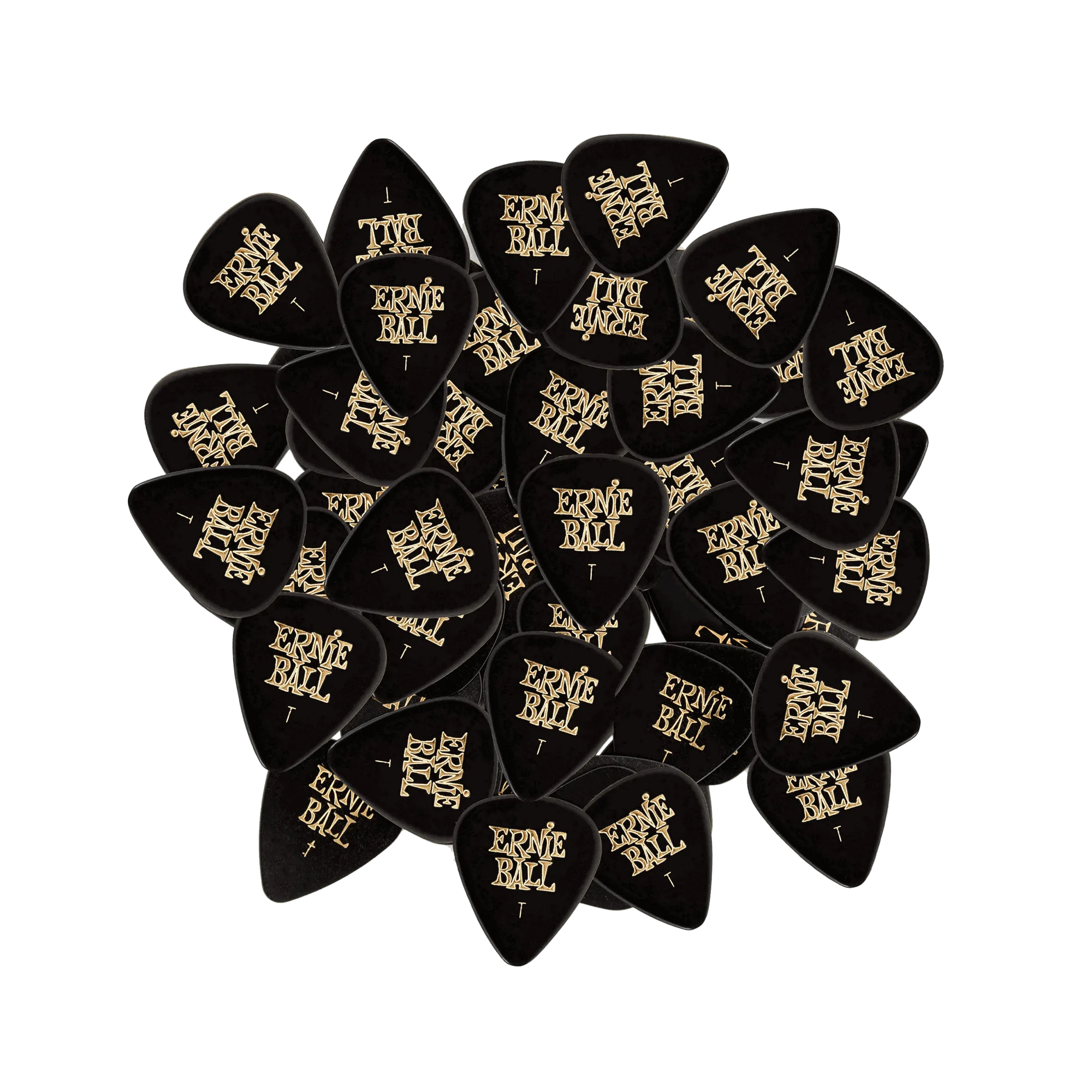 Thin Black Cellulose Picks, bag of 144