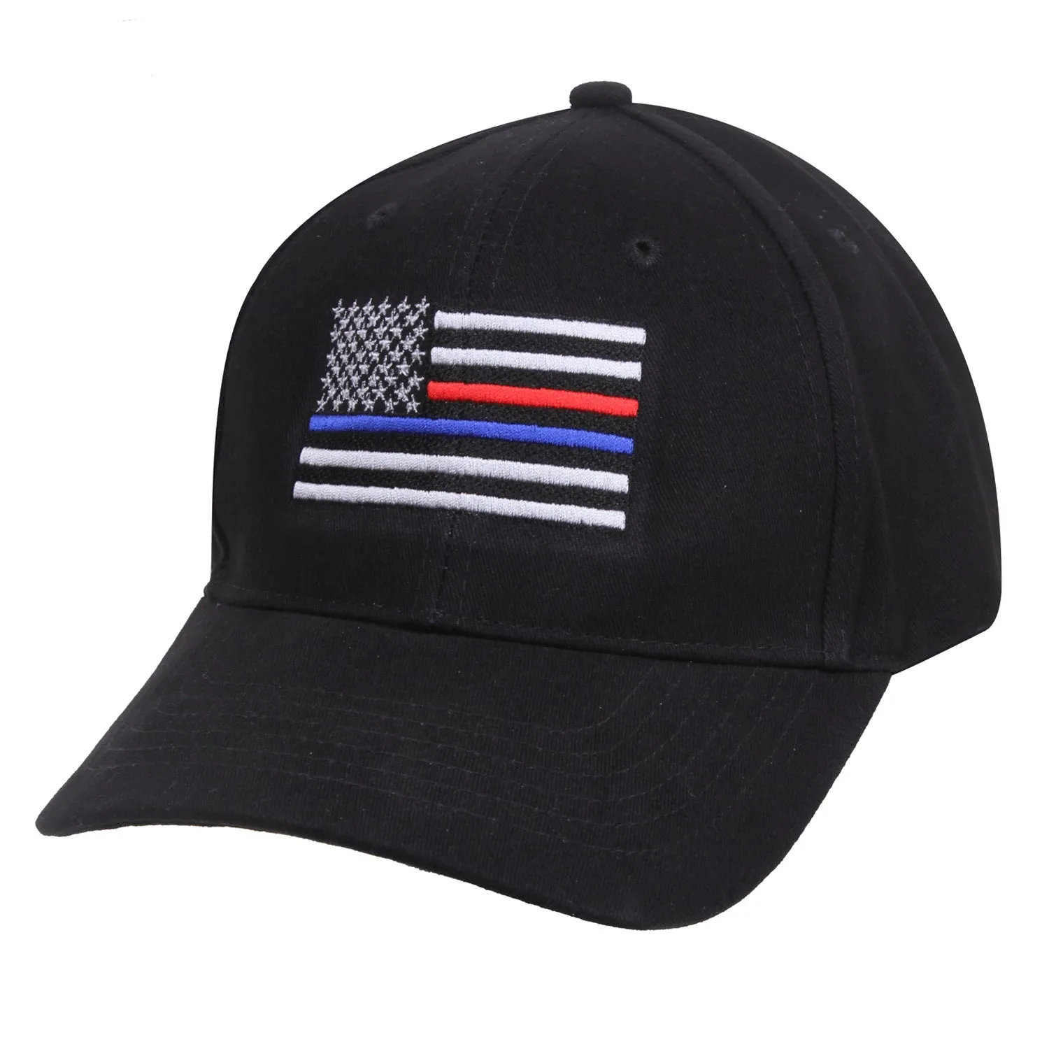 Thin Blue Line & Red Line Low Profile Flag Cap