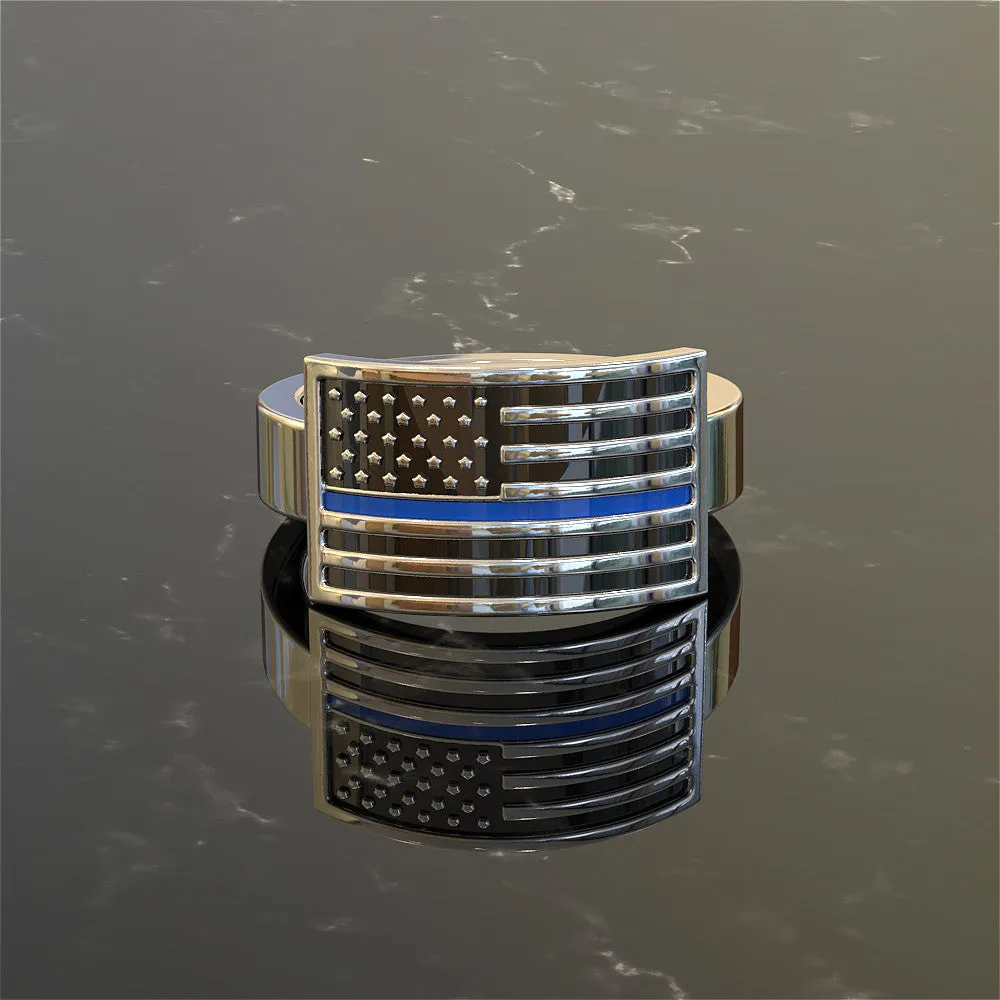 Thin Blue Line Ring