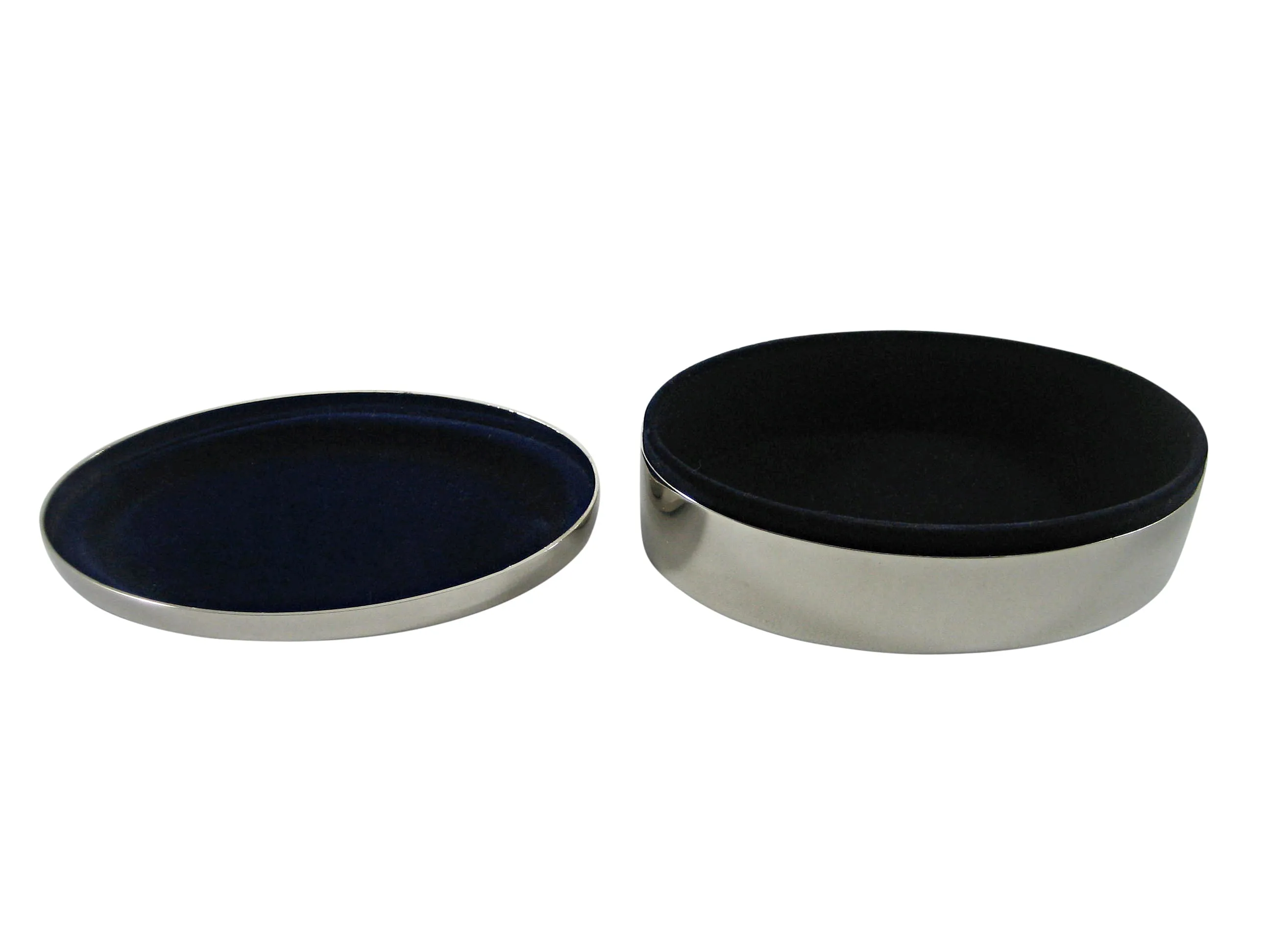 Thin Bordered Liberia Flag Oval Trinket Jewelry Box