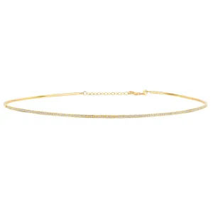 Thin Diamond Pave Choker