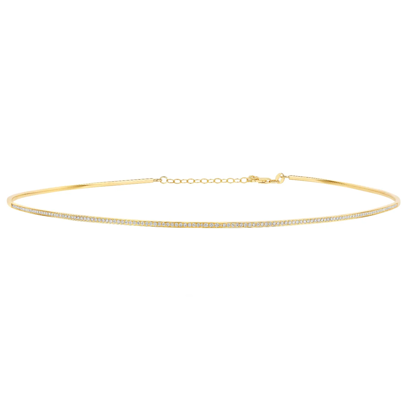 Thin Diamond Pave Choker