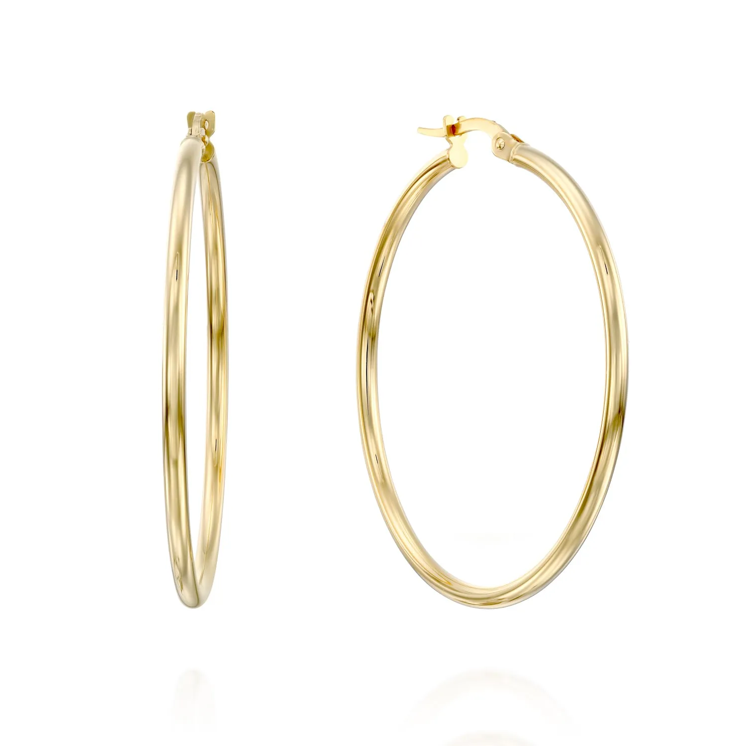 Thin Gold Hoops
