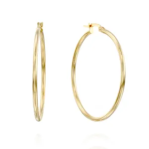 Thin Gold Hoops