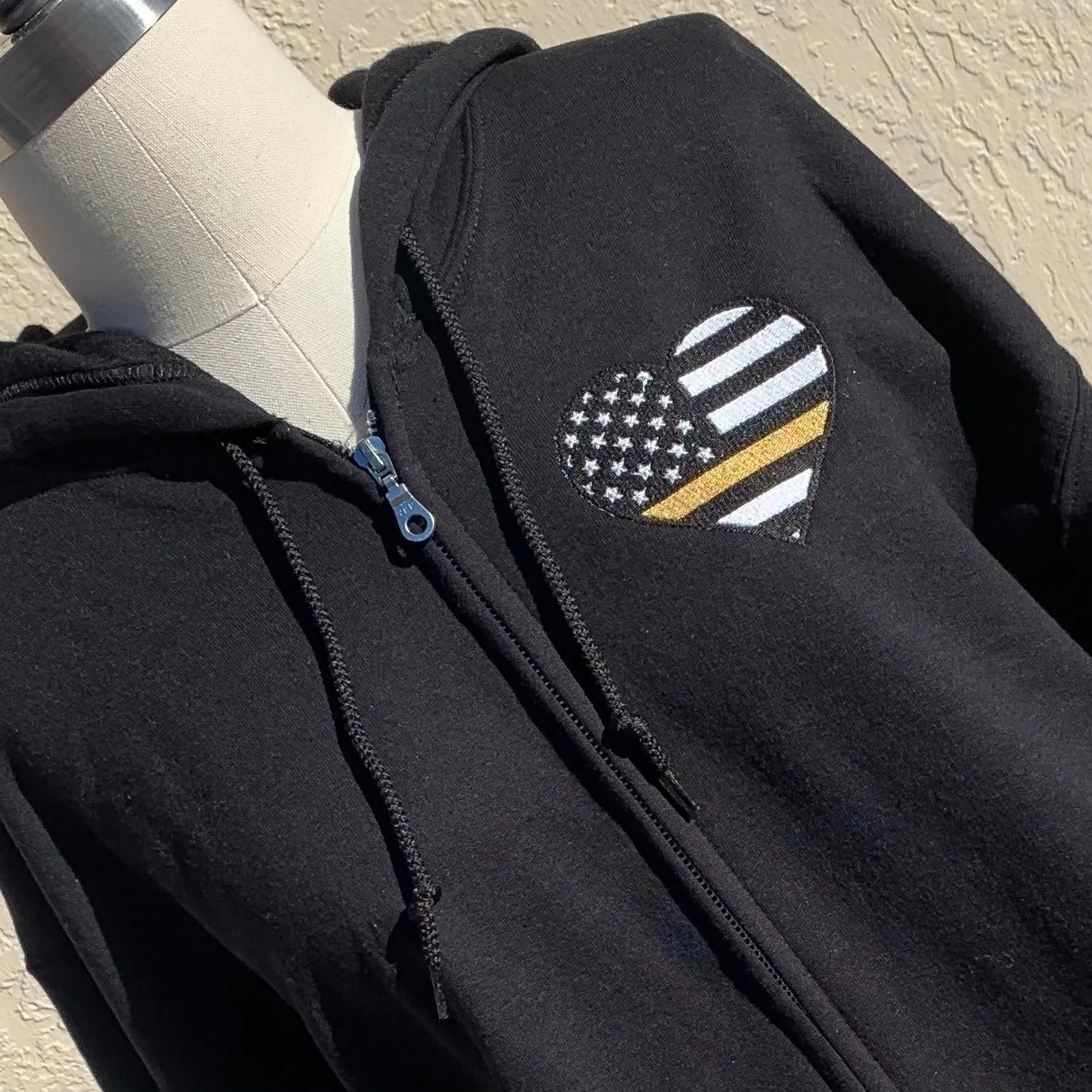 Thin Gold Line Dispatcher Hoodie