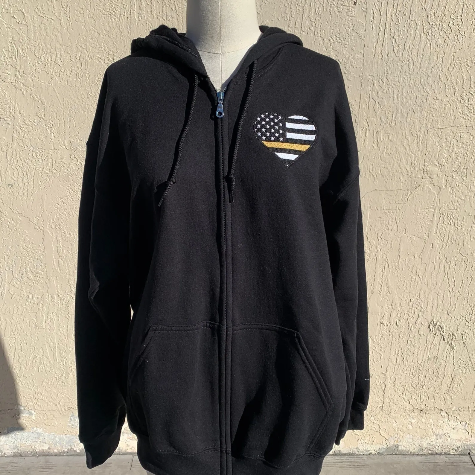 Thin Gold Line Dispatcher Hoodie