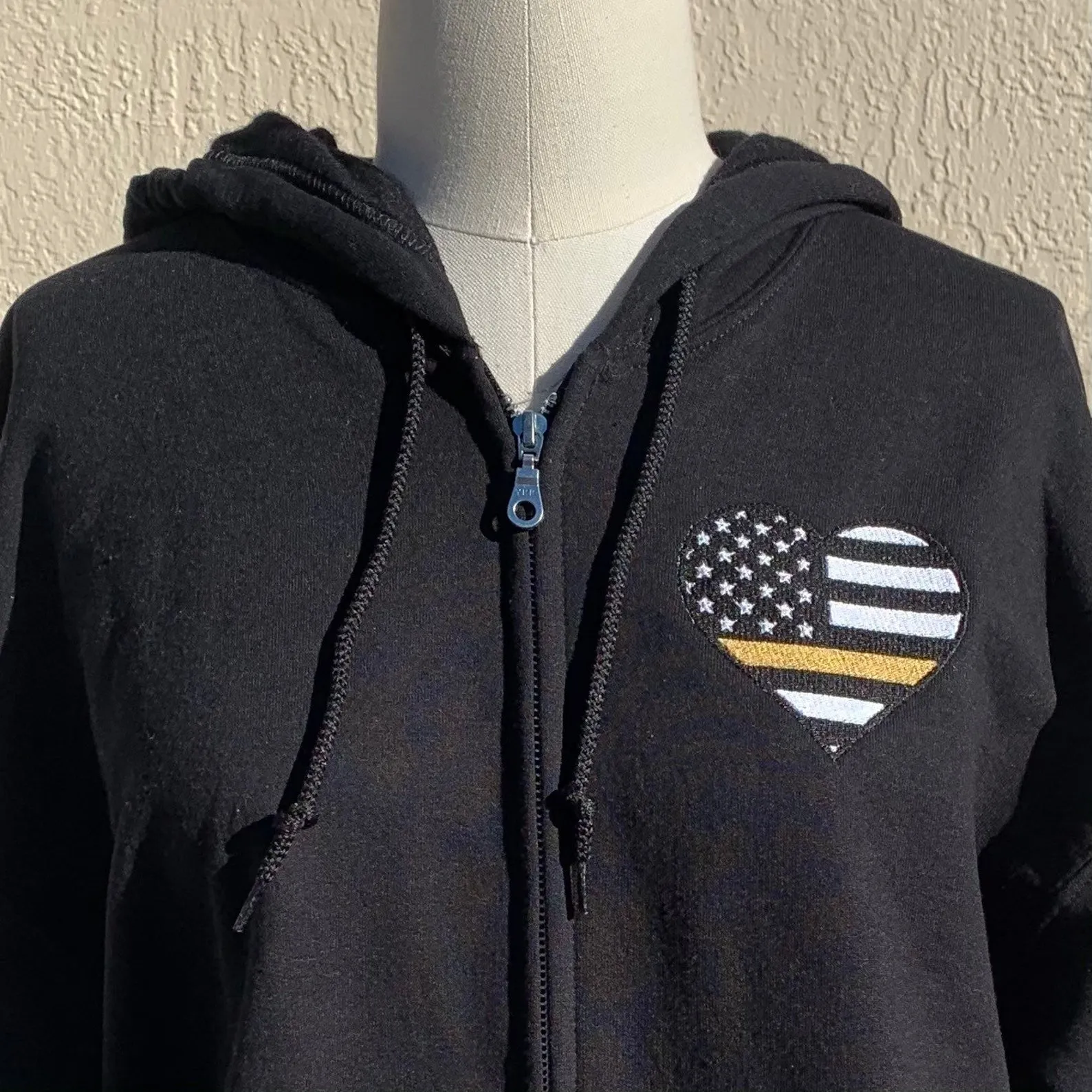 Thin Gold Line Dispatcher Hoodie