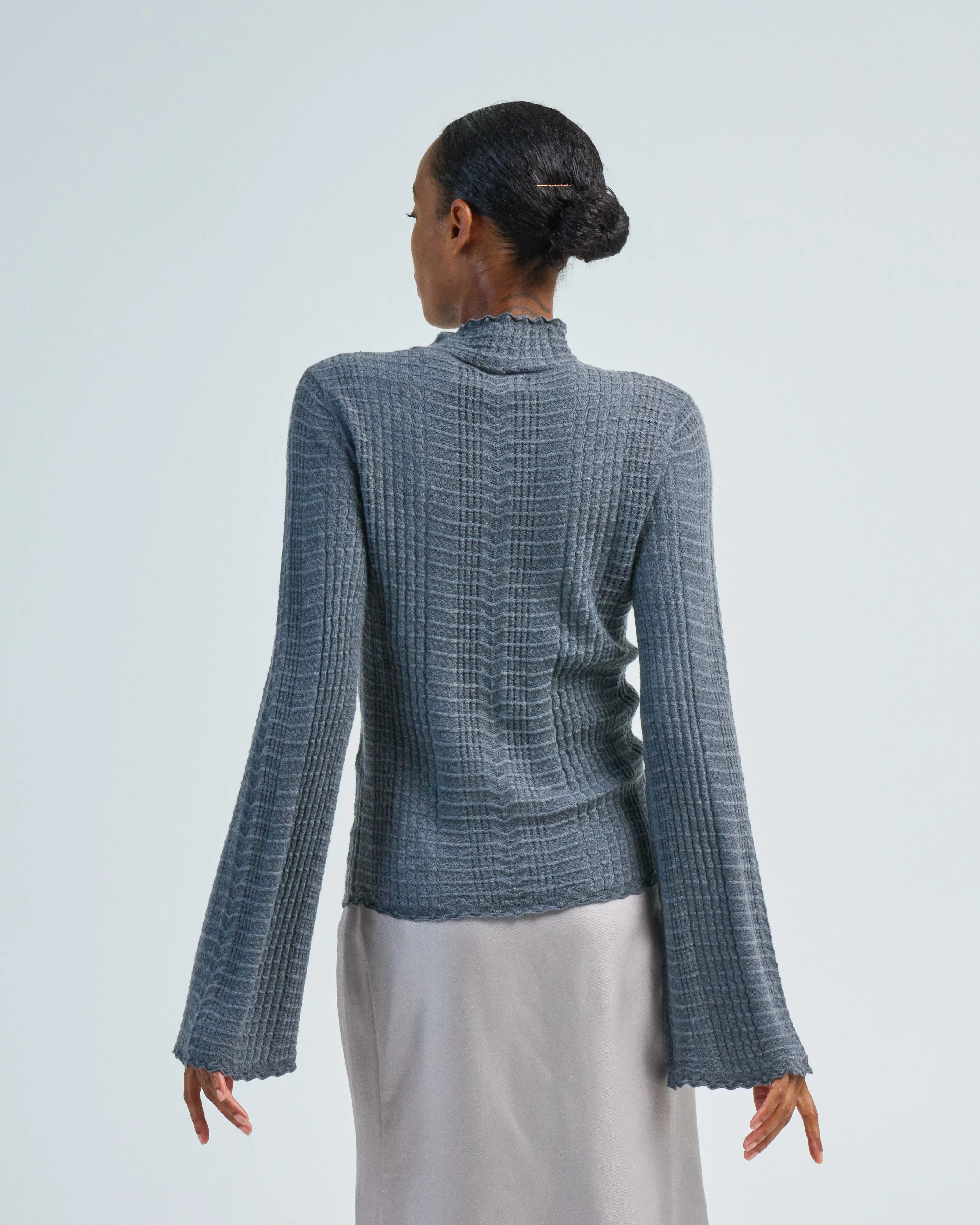 thin lace turtleneck