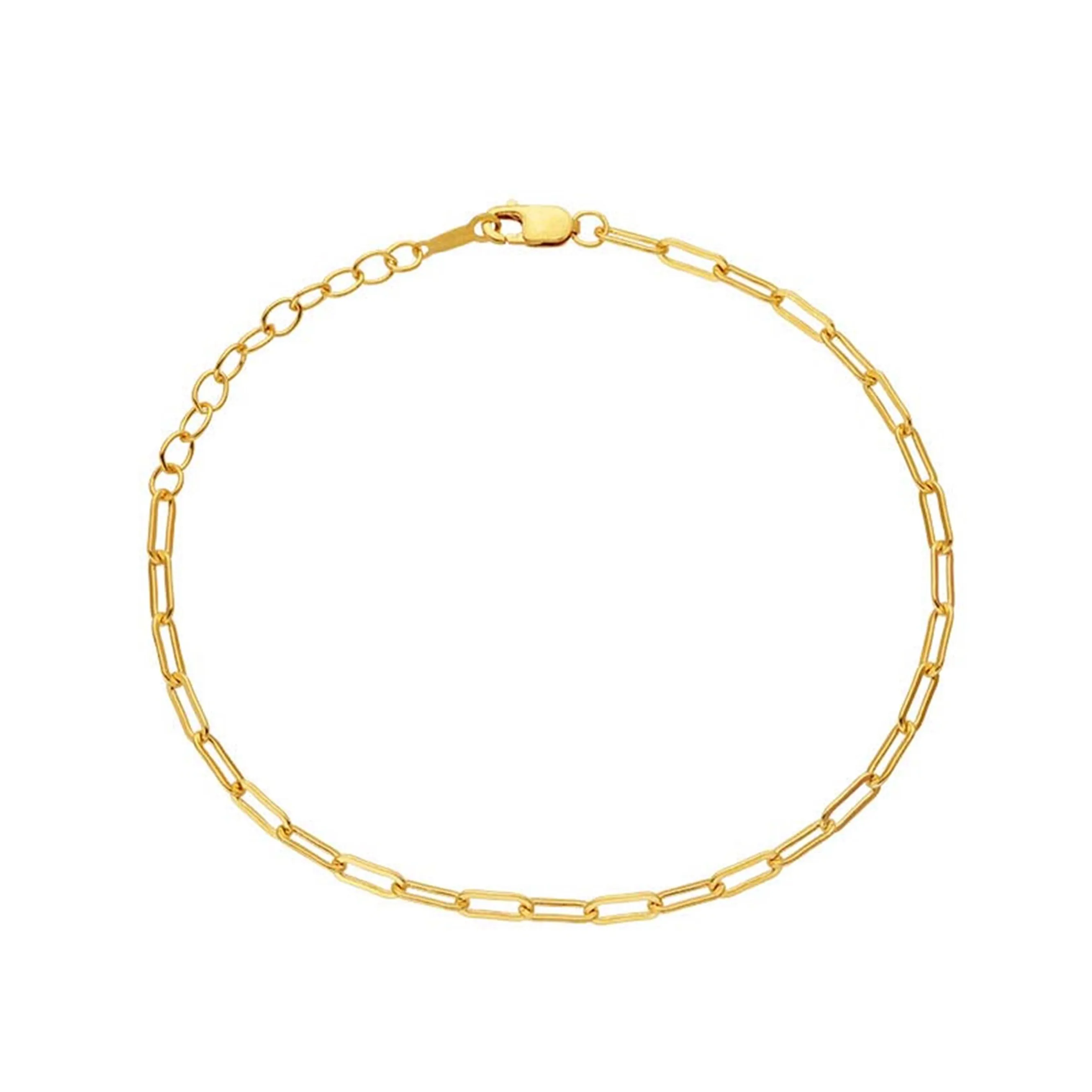 Thin Paperclip Bracelet