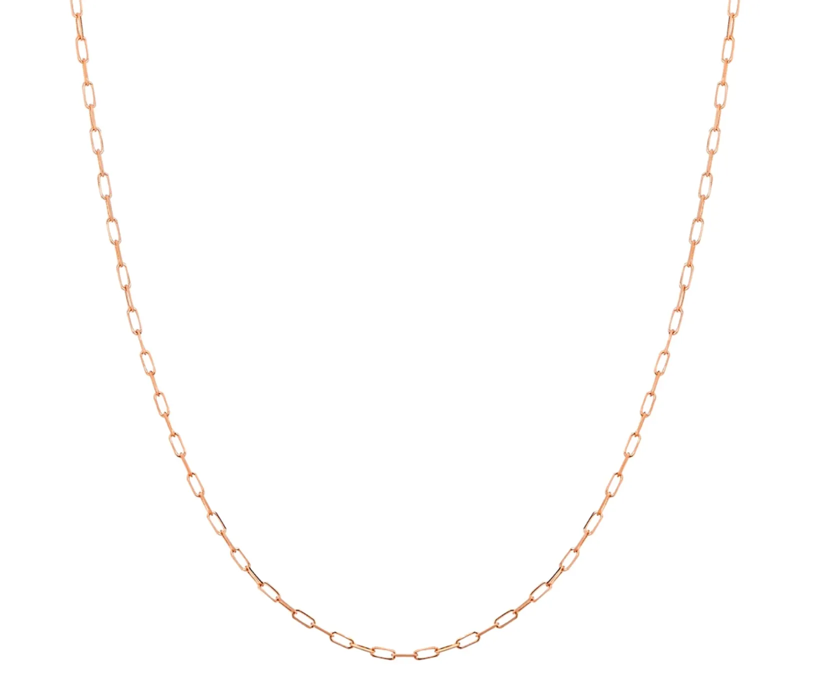Thin PaperClip Necklace (1.5MM)