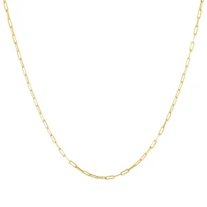 Thin Paperclip Necklace
