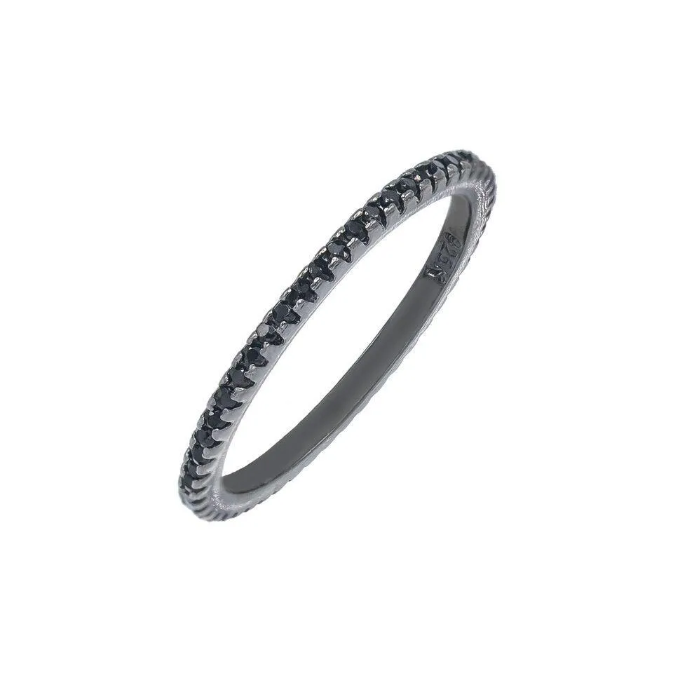 Thin Pavé Band