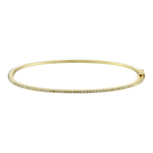 Thin Pave Bangle