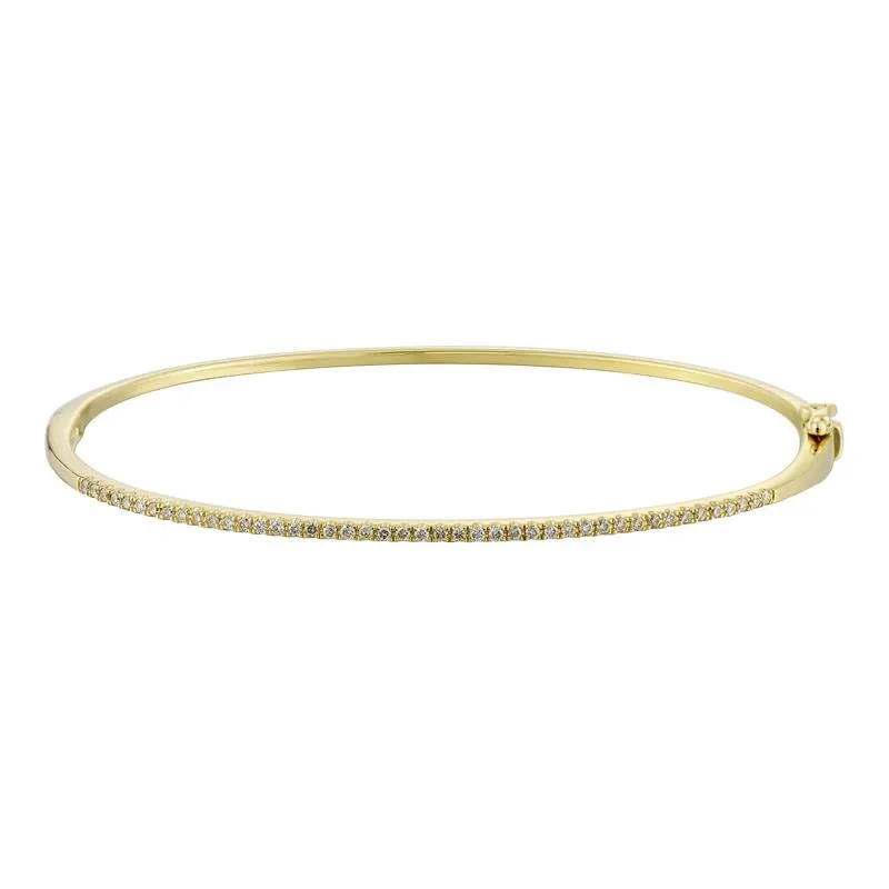 Thin Pave Bangle