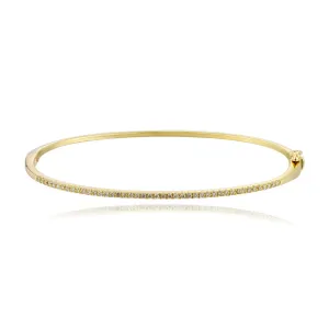 Thin Pave Bangle